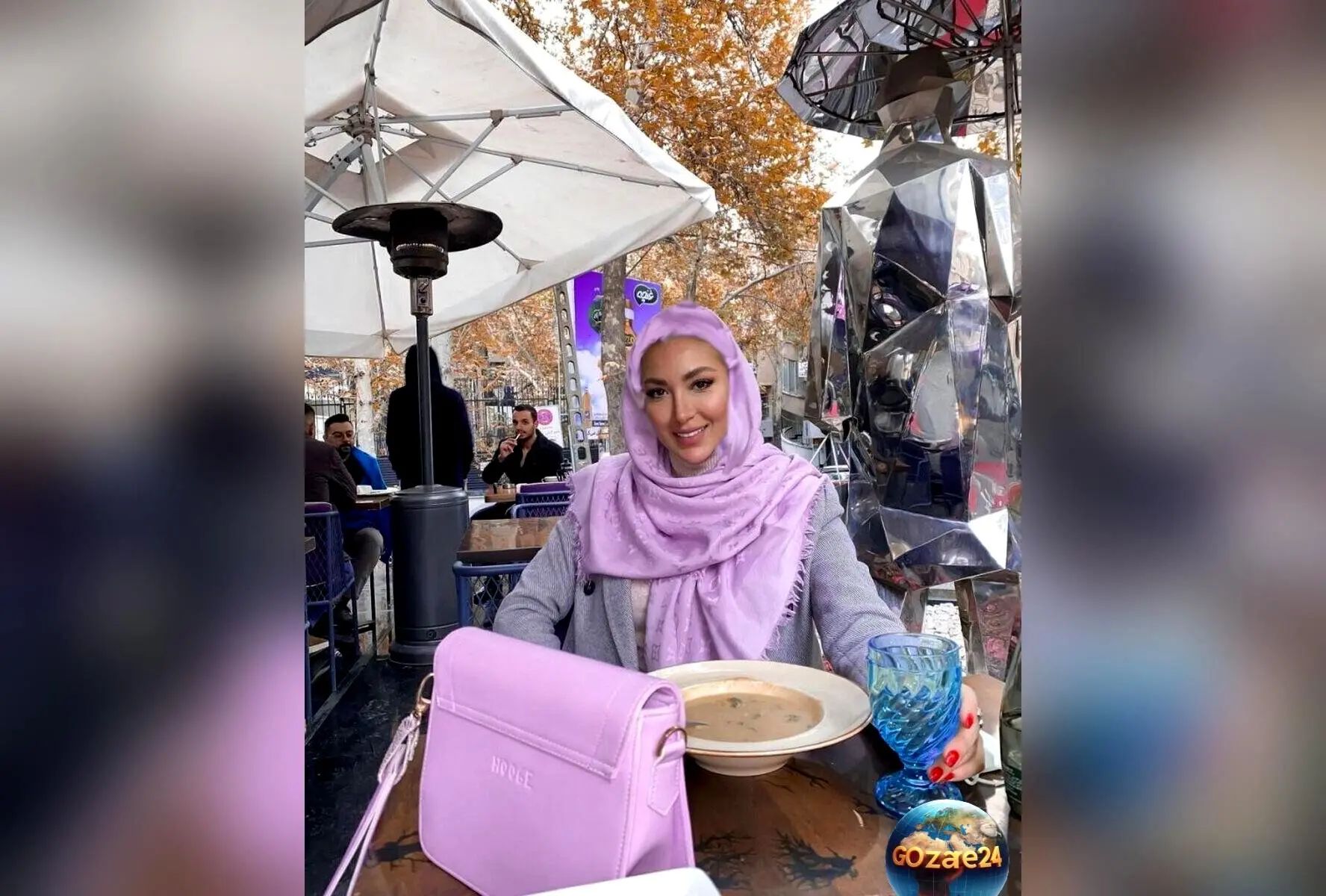 تصویر جذاب از میز غذای رنگارنگ و اصیل همسر بهرام رادان با تزیینات بی‌نظیر ایرانی + عکس