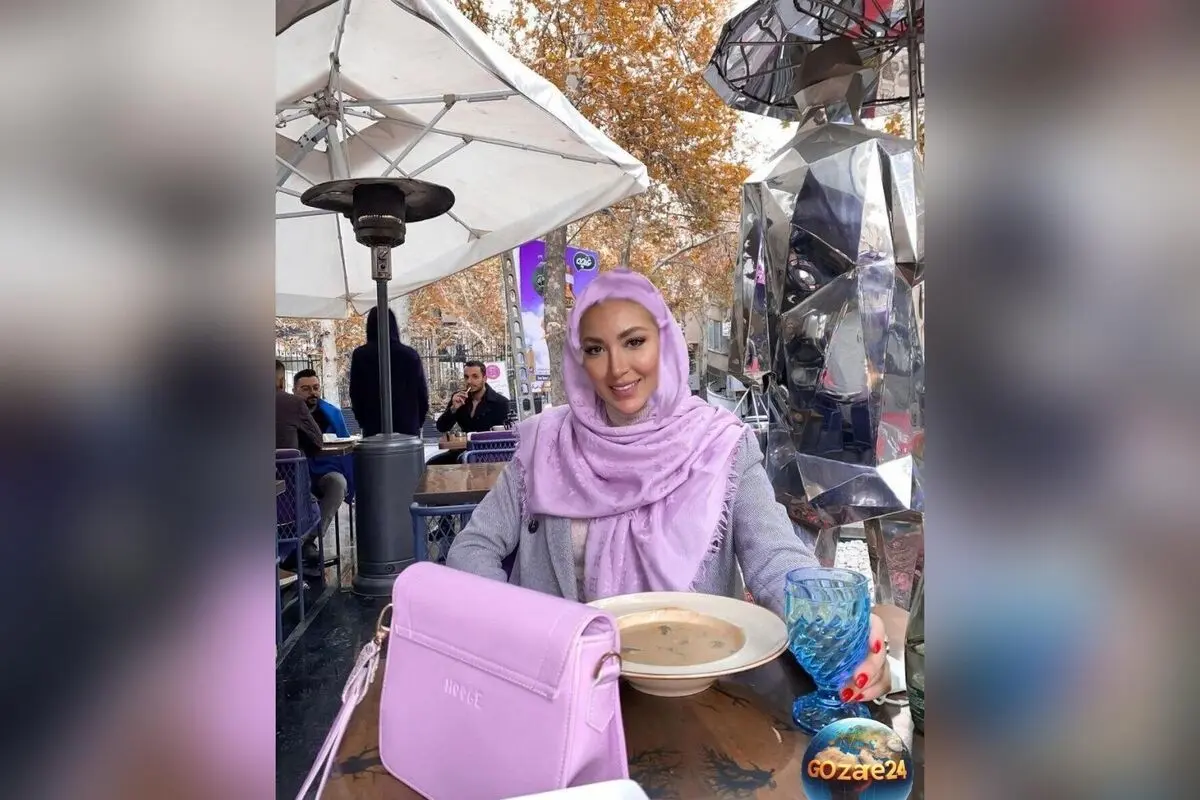 تصویر جذاب از میز غذای رنگارنگ و اصیل همسر بهرام رادان با تزیینات بی‌نظیر ایرانی + عکس