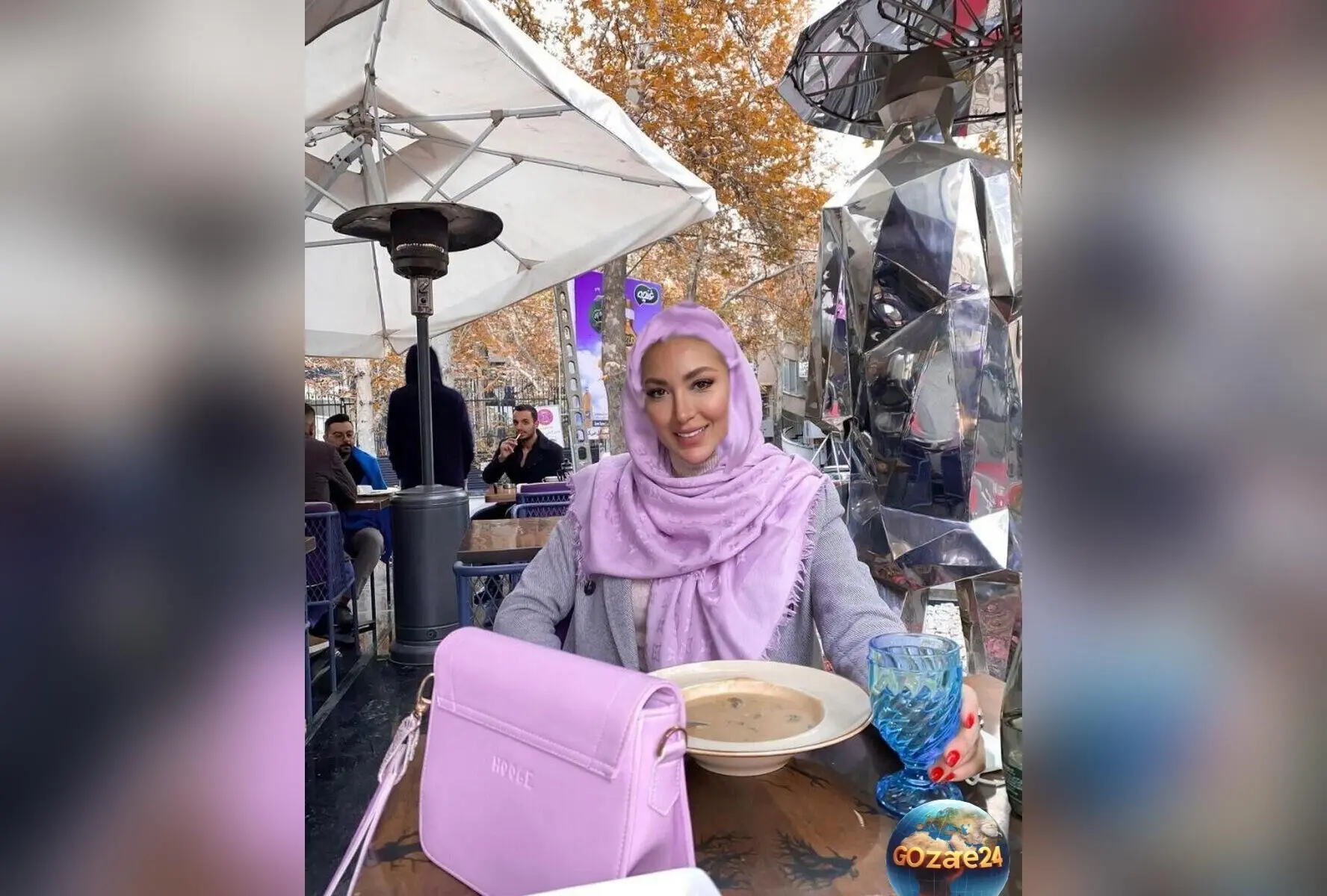 تصویر جذاب از میز غذای رنگارنگ و اصیل همسر بهرام رادان با تزیینات بی‌نظیر ایرانی + عکس