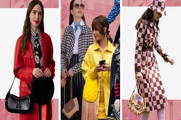 امیلی در پاریس با کیف‌های رنگارنگ و جسورانه، نماد شجاعت در مد روز