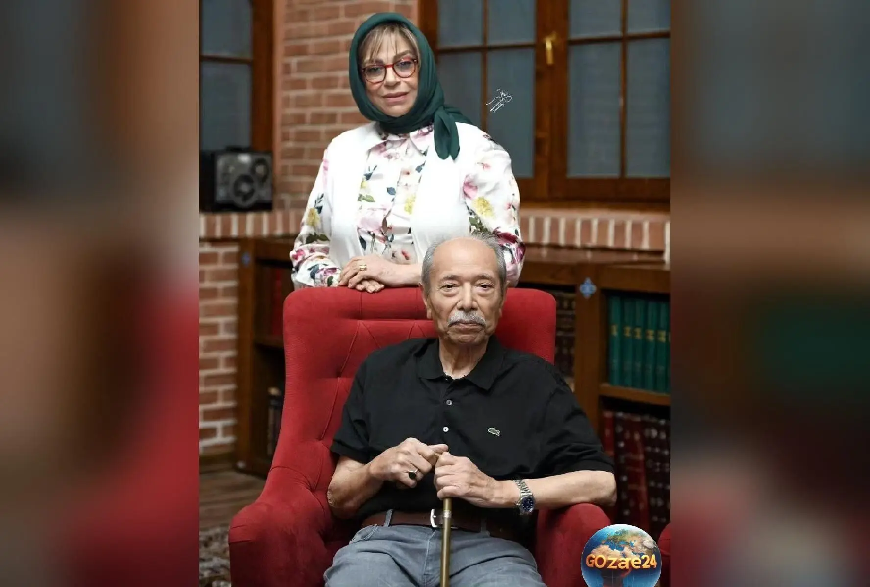 لحظه‌های جالب و دیدنی در مراسم بزرگداشت علی نصیریان؛ چت گوهر خیراندیش و خواب عجیب او در کنار تصاویر و جزئیات هنرمندان برجسته