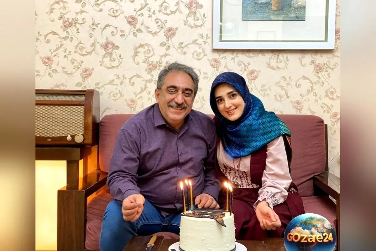 جانماز گلدوزی شده و زیبای ستاره سادات قطبی با دونه‌های تسبیح مانند مروارید + عکس