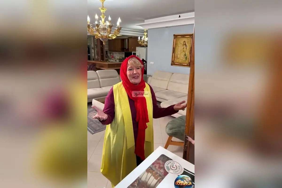 گشت و گذار در منزل شاه پسند شهین تسلیمی؛ طراحی داخلی لوکس با مبلمان ایتالیایی و هنرهای دستی ایرانی