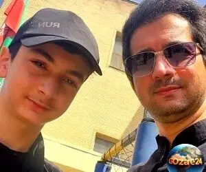 تولد پسر نجم‌الدین در زیباترین مکان دنیا همراه با عکس دلنشین پدر و پسر | جشن خاص در کنار حرم امام حسین