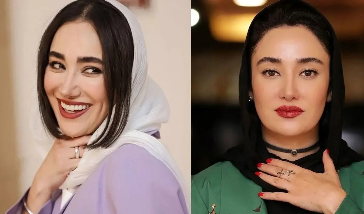 استایل بهاره افشاری در منزل لوکس با رنگ زرشکی و دکوراسیون شیک + عکسهای جدید