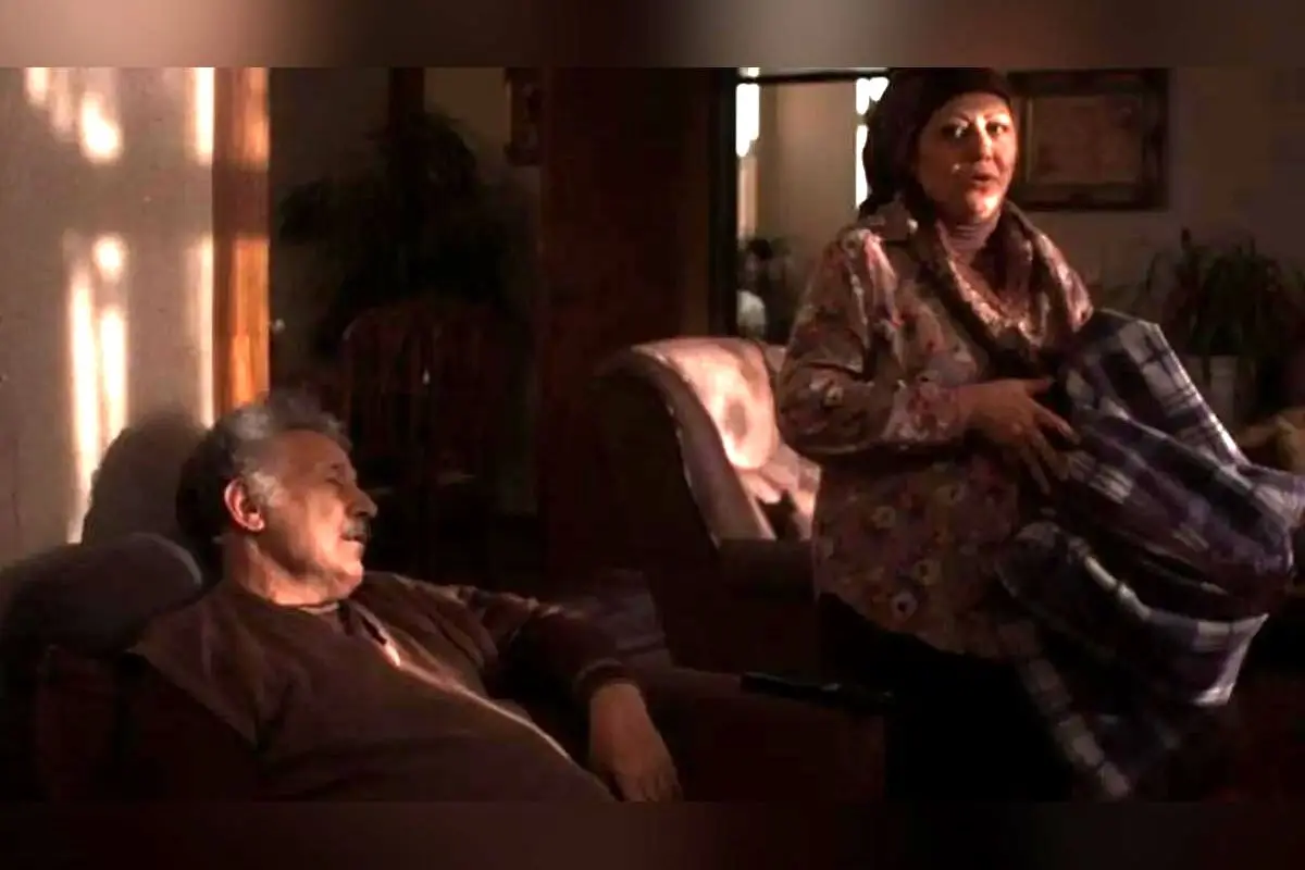 شیرین آقاکاشی در سریال آنام با نقش‌آفرینی متفاوت و تصویر جدیدی از چهره مادر بیژن در ۷۰ سالگی