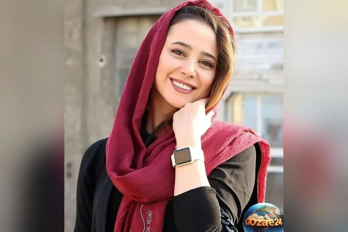 استایل منحصربفرد الناز حبیبی با شال سوزن‌دوزی هنر دست ایرانی | تصویری متفاوت و اصیل