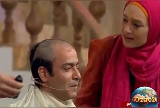 ویدئو: تراشیدن موهای نیما فلاح در برنامه دورهمی و واکنش همسرش سحر ولد بیگی