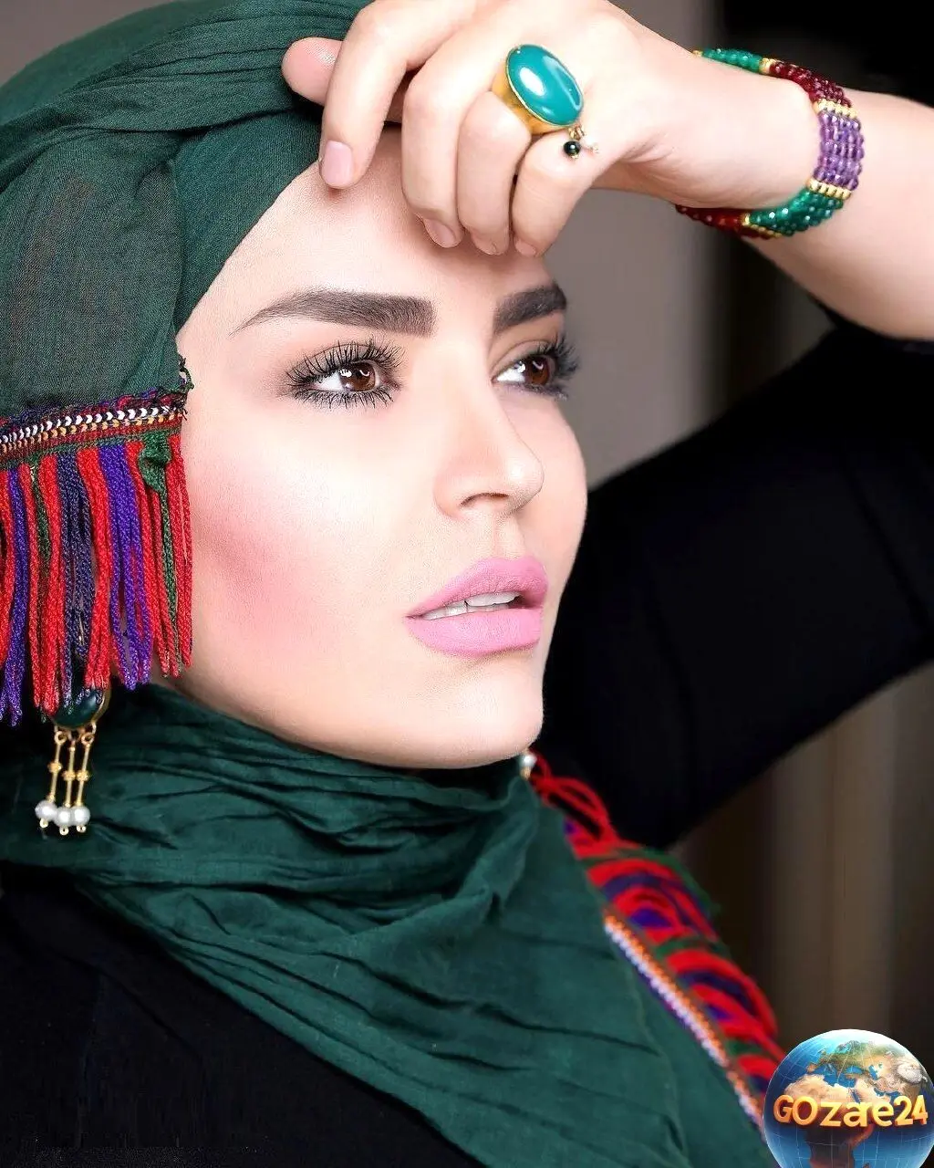 استایل شیک و متفاوت سپیده خداوردی در جشن نوروز ۱۴۰۰ با رنگ زرد جذاب