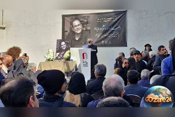 درگذشت رضا داوودنژاد بازیگر سینما و تلویزیون با حضور جمعیت فراوان در بهشت زهرا