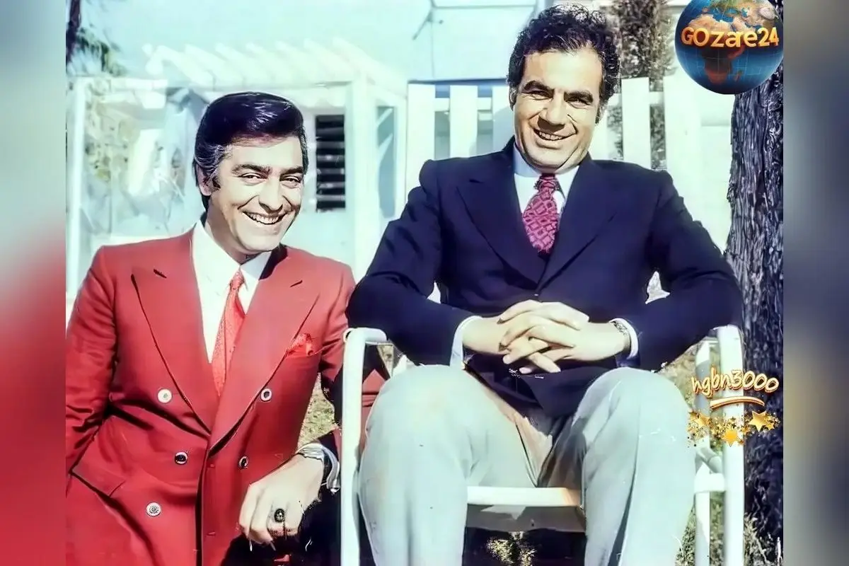 عکس نادر و دیدنی از دیدار خاطره‌انگیز فردین و ناصر ملک‌مطیعی در دهه ۷۰ و دوران پیری