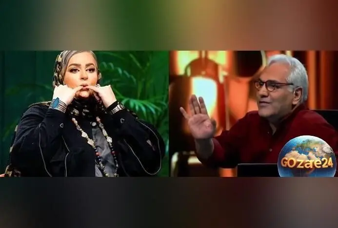 نعیمه نظام‌دوست و مهران مدیری در برنامه اسکار؛ شوخی‌های بامزه و لحظه‌های خنده‌دار همراه با فیلم و بیوگرافی