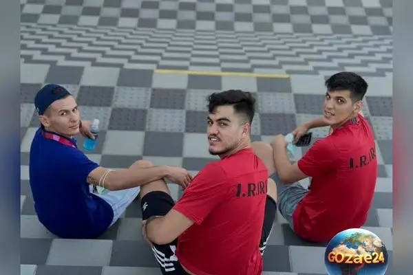 مرتضی شریفی کاپیتان والیبال ایران در دیدار با پیراهنی به یاد صابر کاظمی، ستاره فقید والیبال ترکیه + فیلم