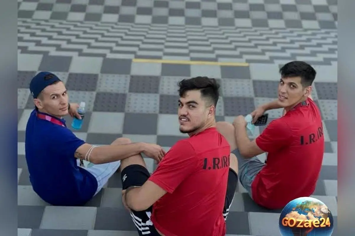 مرتضی شریفی کاپیتان والیبال ایران در دیدار با پیراهنی به یاد صابر کاظمی، ستاره فقید والیبال ترکیه + فیلم