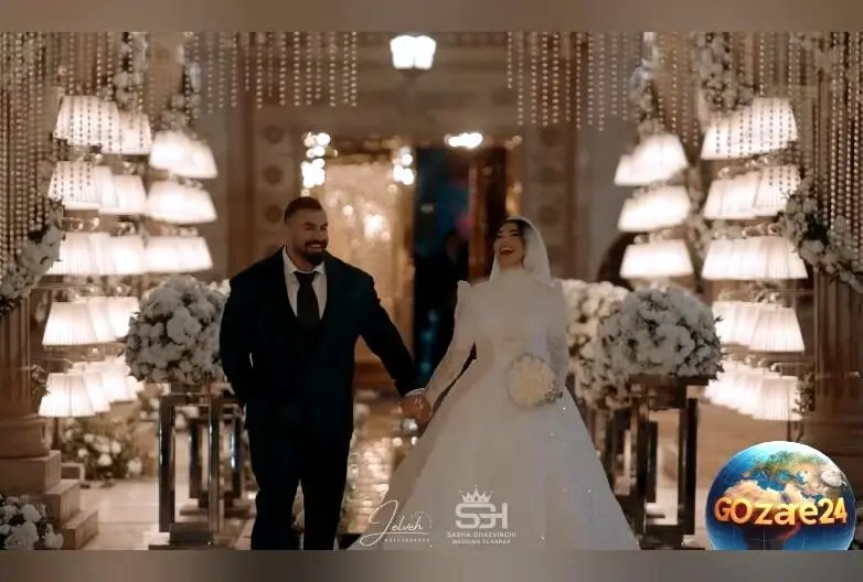 عروسی شاهانه بهروز تابانی در قصر با طراحی مصر باستان و جشن پرشور عشق و قدرت