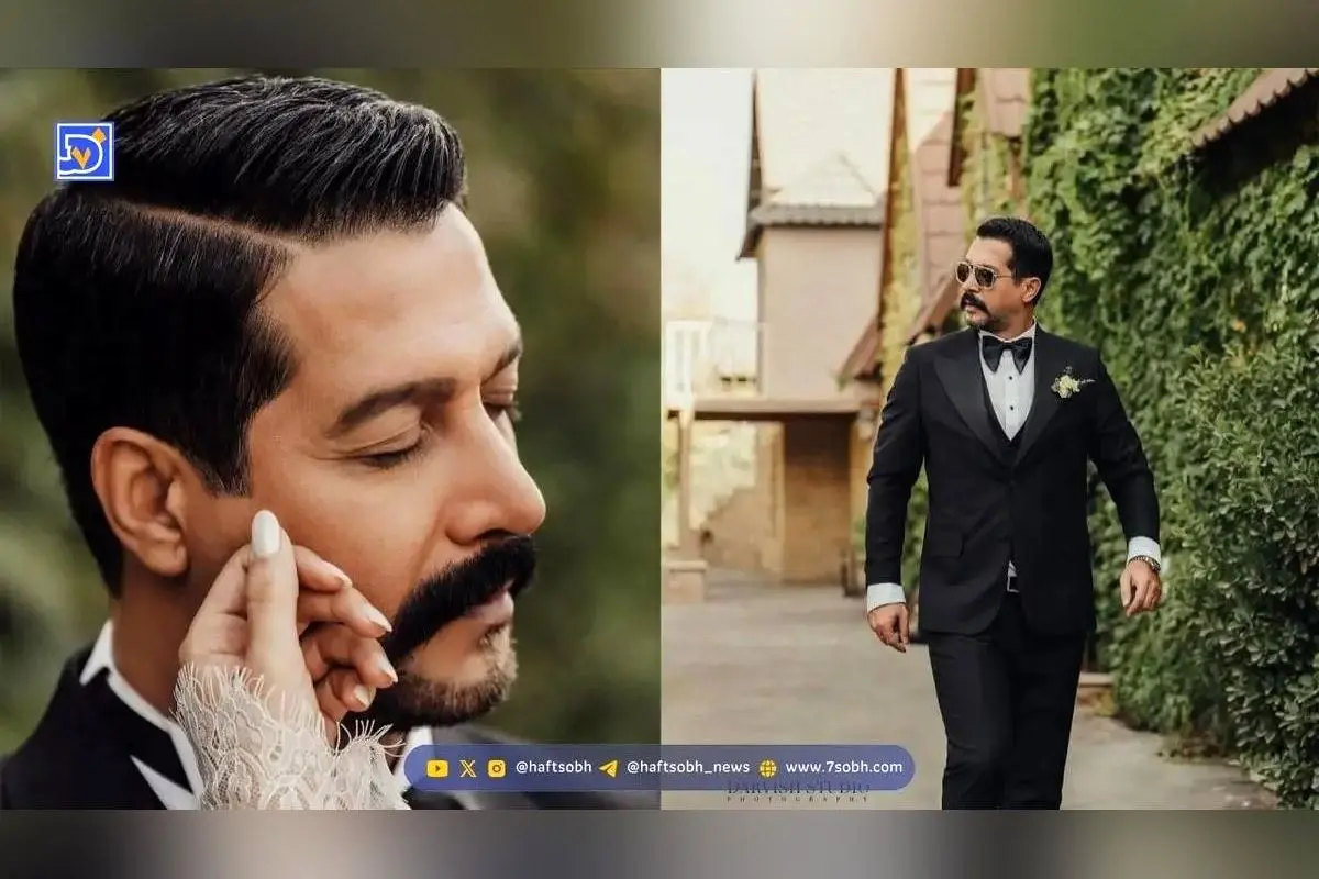 عکس‌های دامادی کامران تفتی و همسرش متین ستوده در مراسم ازدواج و جشن عقد