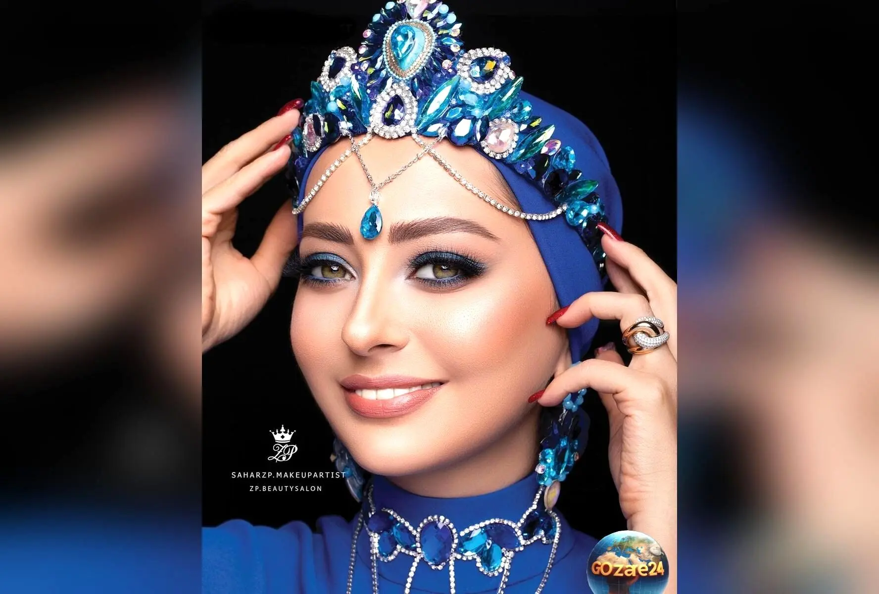 نفیسه روشن با عکس جدید در اینستاگرام، رفیق بابلی نفیسه روشن که رو دستش مررررد نیومده!
