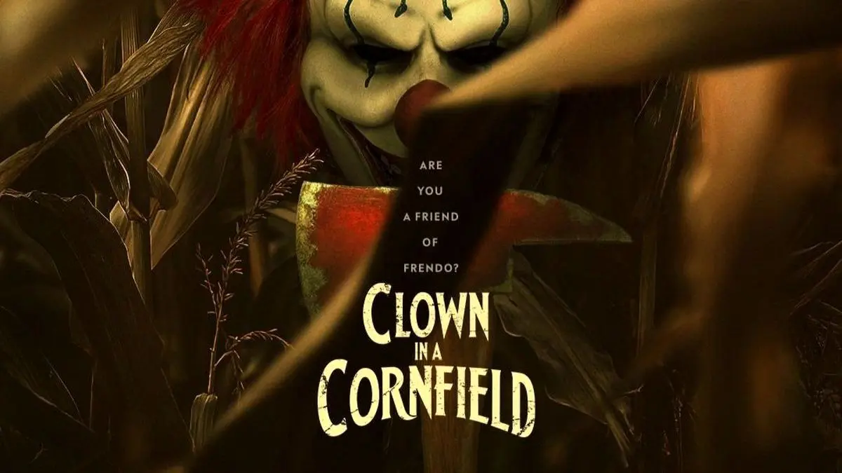 تریلر هیجان‌انگیز و مرموز فیلم ترسناک «Clown in a Cornfield» با بازی کیتی داگلاس منتشر شد!