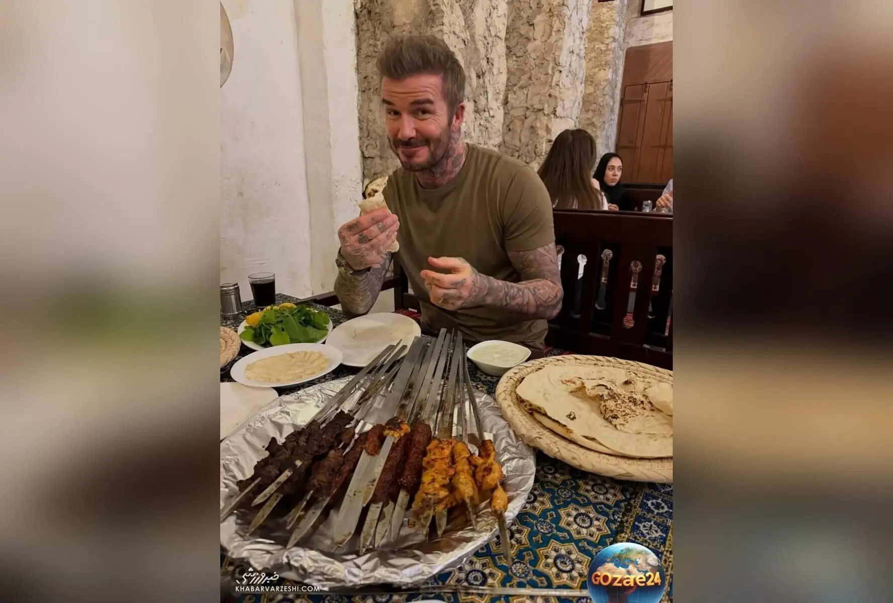 دیوید بکام در نقش شاطر و عاشق سبک زندگی سنتی؛ تصویری متفاوت از اسطوره فوتبال انگلیس