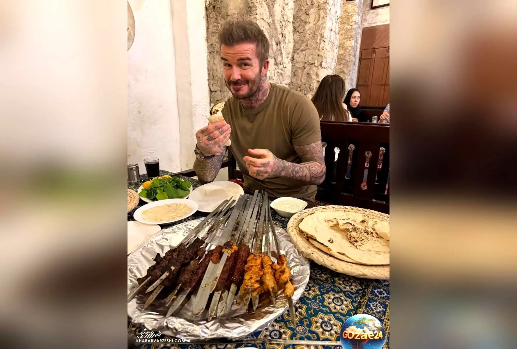 دیوید بکام در نقش شاطر و عاشق سبک زندگی سنتی؛ تصویری متفاوت از اسطوره فوتبال انگلیس