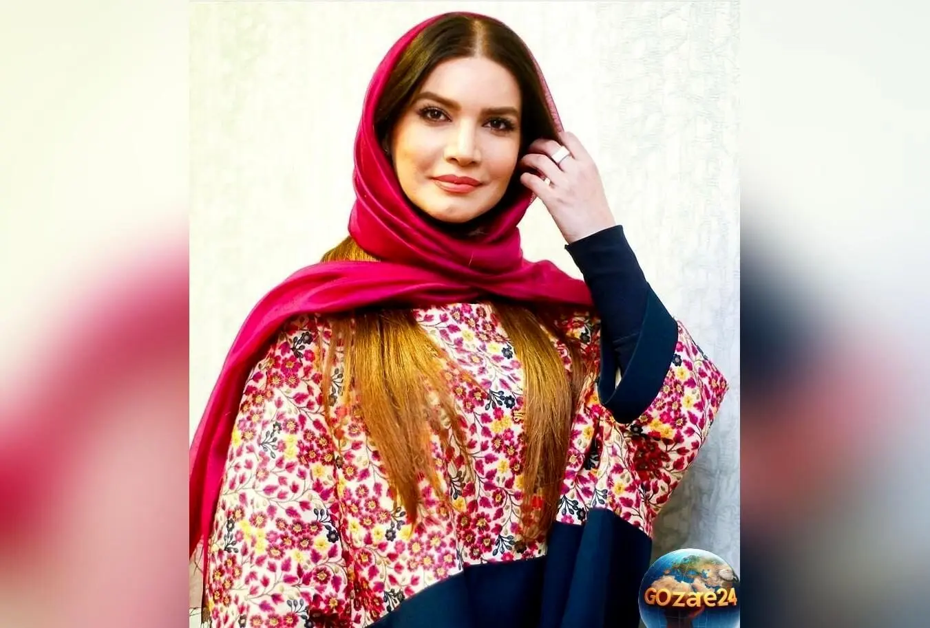 استایل کریسمس متین ستوده با خز سفید و در کنار درخت کریسمس | زیباترین ظاهر عروس سینما در جشن سال نو
