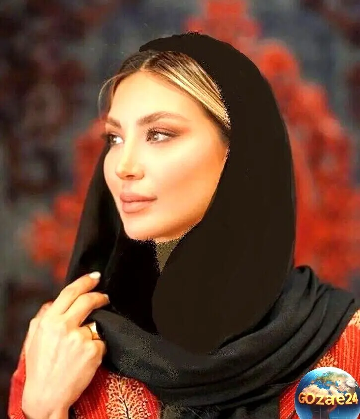 مینا مختاری، همسر بهرام رادان، با سفره غذای رنگارنگ و میز شیک در فضای مد و فشن ایرانی