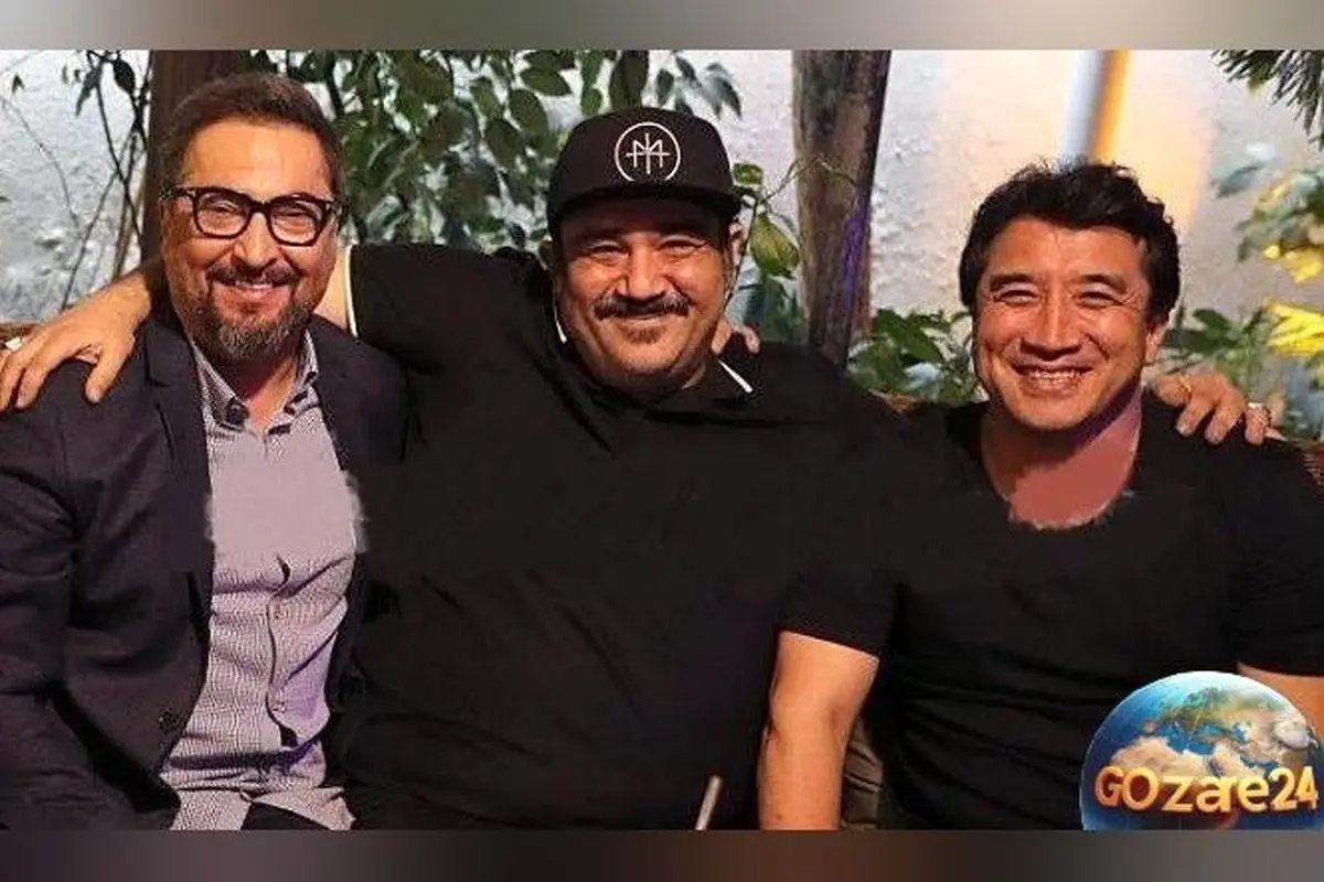 فیلم دیدنی از حضور خداداد عزیزی در سریال زیر آسمان شهر و لحظه ماچ بارونش در کنار مهران غفوریان