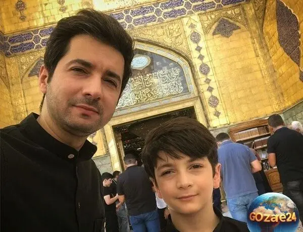 تبریک تولد نجم الدین شریعتی به پسر بزرگش در بین‌الحرمین؛ مردی شدن محی‌الدین پس از پیاده‌روی اربعین + عکس