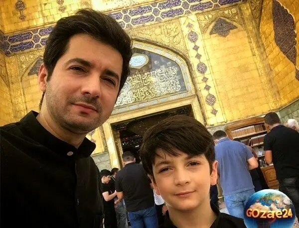 تبریک تولد نجم الدین شریعتی به پسر بزرگش در بین‌الحرمین؛ مردی شدن محی‌الدین پس از پیاده‌روی اربعین + عکس