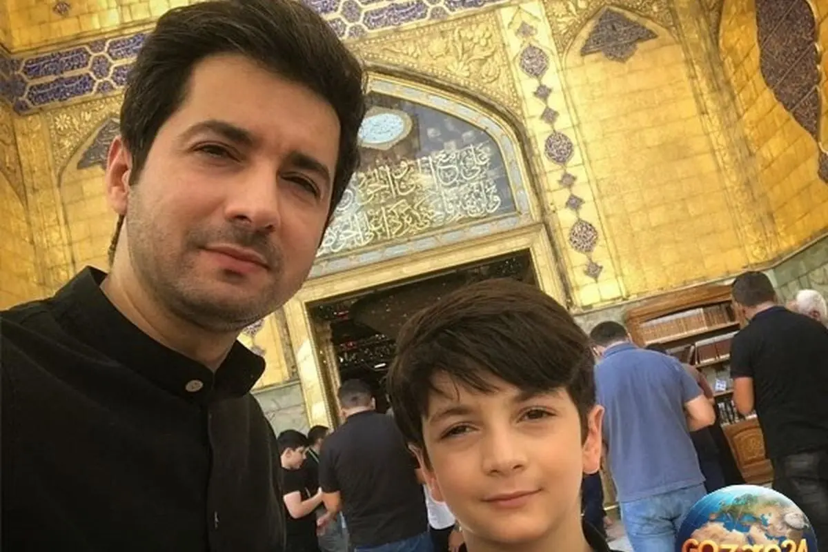 تبریک تولد نجم الدین شریعتی به پسر بزرگش در بین‌الحرمین؛ مردی شدن محی‌الدین پس از پیاده‌روی اربعین + عکس