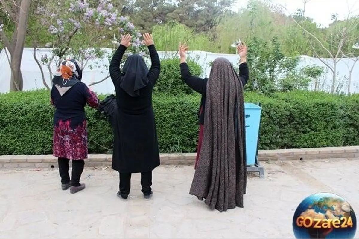 خلاقیت جالب و خنده‌دار زن ایرانی برای انجام صحیح تمرینات ورزشی + عکس