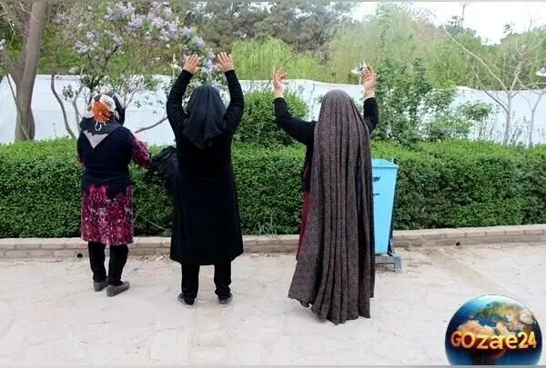 خلاقیت جالب و خنده‌دار زن ایرانی برای انجام صحیح تمرینات ورزشی + عکس