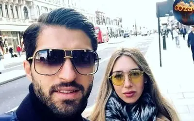رونمایی از دختر یونانی کریم انصاری‌فرد و جشن تولد با کیک سه‌بعدی حیوانات در مزرعه | لحظات عاشقانه مادر و دختر