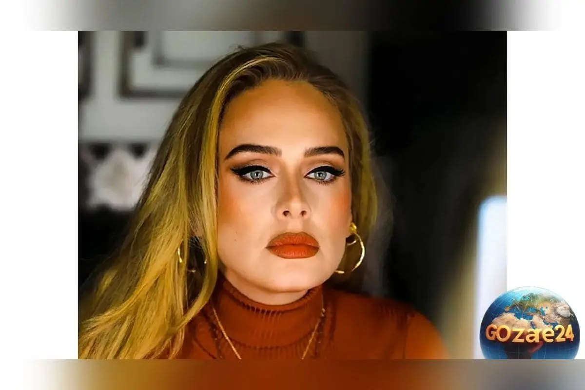 پیراهن سنگدوزی لوکس ادل در کنسرت: زرق و برق بینظیر و استایل فوقالعادهاش را ببینید