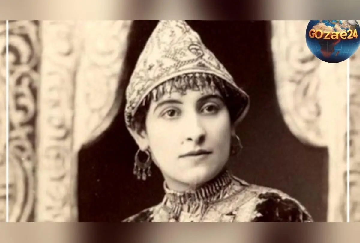 تصویر نادر و جالب ناصرالدین شاه قاجار از زیباترین زنان حرمسرا با موهای گل زده و لباس بلند در حوضخانه؛ شاه ناخوش ولی همچنان ذوق هنری بی‌نظیر