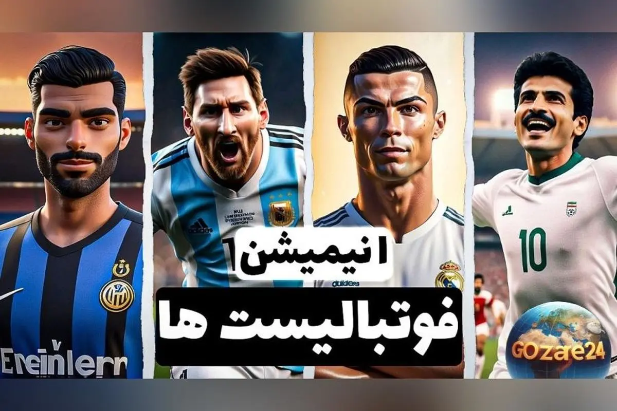 ویدیو انیمیشن زندگی رونالدو، مسی، علی دایی و مهدی طارمی | داستان غیرت، تلاش و افتخارآفرینی ستاره‌های فوتبال