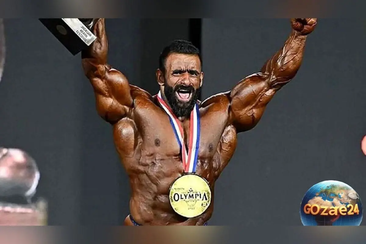 هادی چوپان پس از کسب نایب قهرمانی مستر المپیا 2025: اعترافات دلخراش و پیام عذرخواهی از مادر در کنار تصویر ناراحت‌کننده