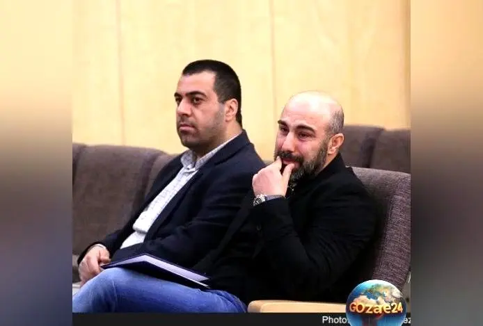 حضور چهره‌های سرشناس هنر در مراسم ترحیم شهید محسن تنابنده؛ علی اوجی، بهرام افشاری و سام درخشانی در کنار خانواده و دوستان