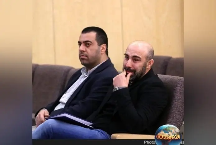 حضور چهره‌های سرشناس هنر در مراسم ترحیم شهید محسن تنابنده؛ علی اوجی، بهرام افشاری و سام درخشانی در کنار خانواده و دوستان