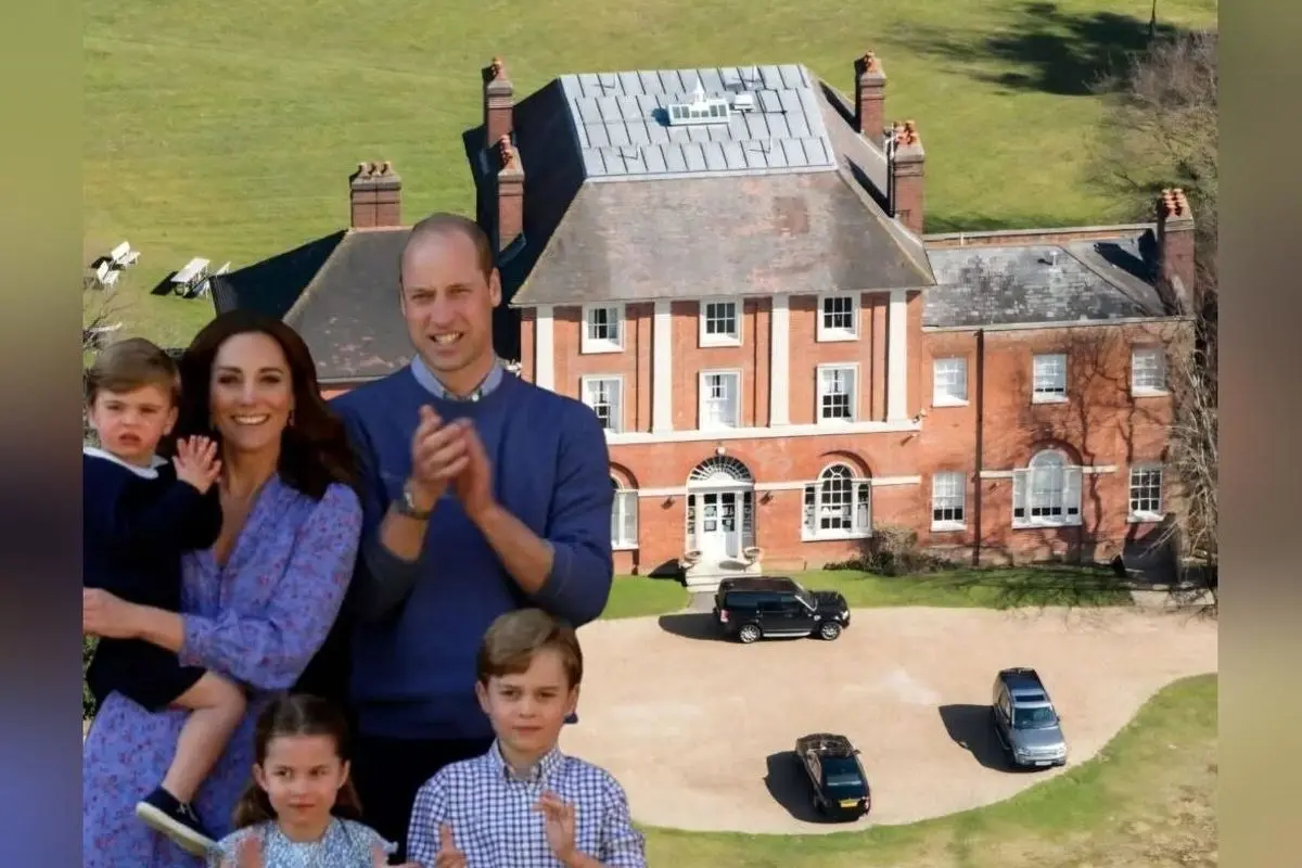شاهزاده ویلیام و خانواده‌اش در خانه جدید و لوکس ۱۶ میلیون پوندی در ویندزور ساکن می‌شوند