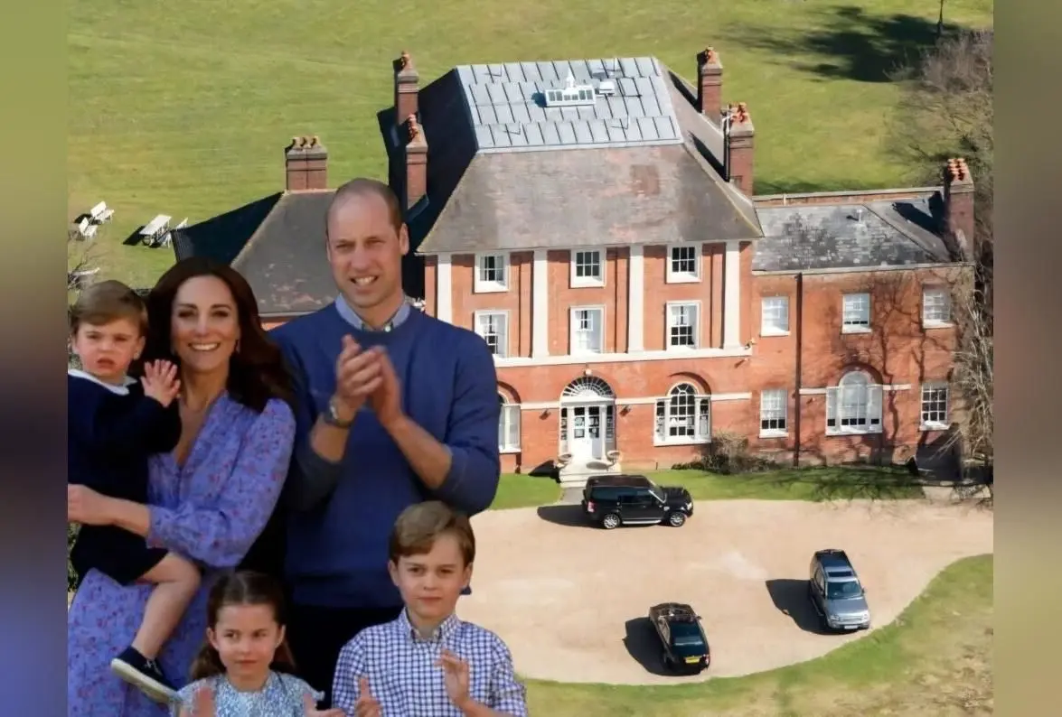 شاهزاده ویلیام و خانواده‌اش در خانه جدید و لوکس ۱۶ میلیون پوندی در ویندزور ساکن می‌شوند