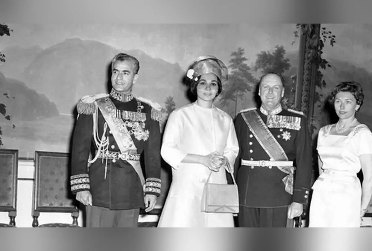 تصاویر نادر و دیدنی از سفر تاریخی محمدرضا پهلوی و فرح دیبا به نروژ در سال ۱۳۴۰