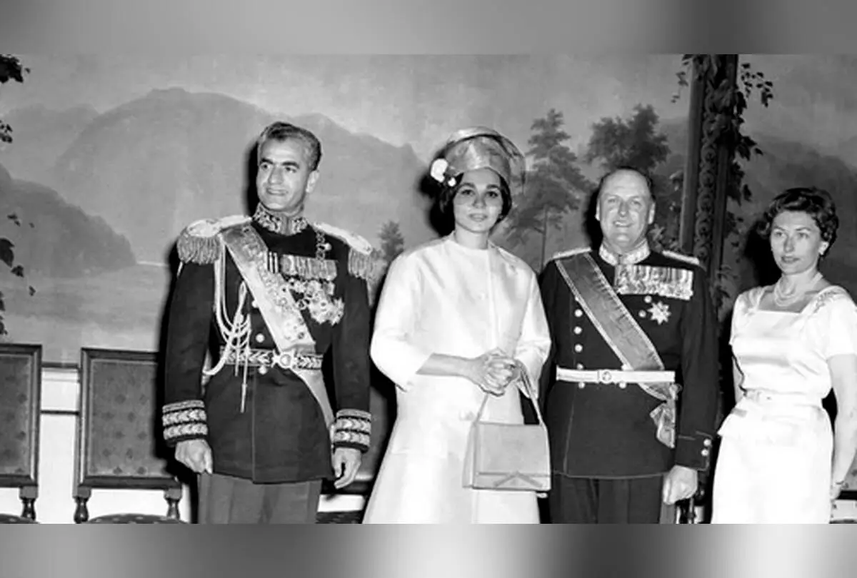 تصاویر نادر و دیدنی از سفر تاریخی محمدرضا پهلوی و فرح دیبا به نروژ در سال ۱۳۴۰