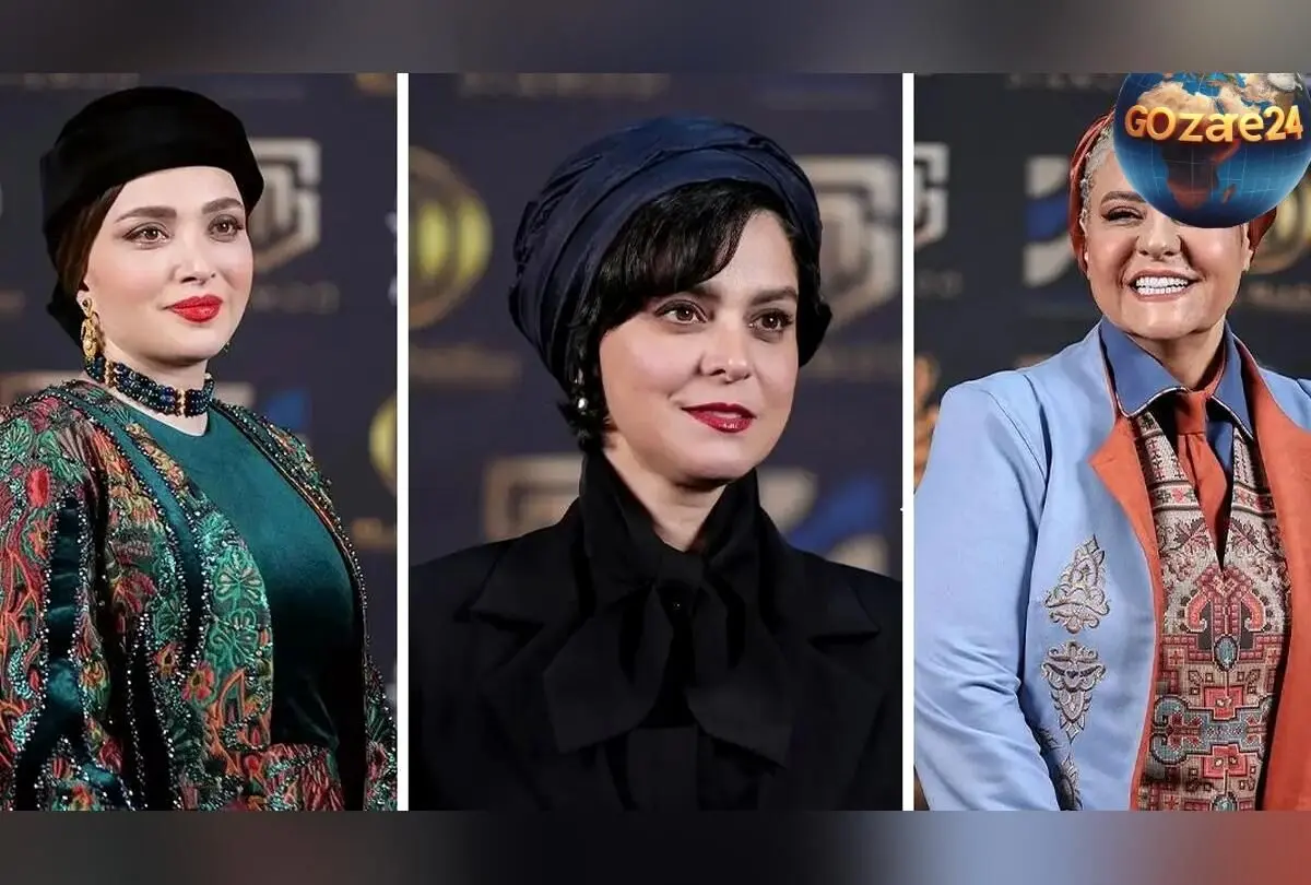 تغییرات جذاب استایل خانم بازیگران در جشن حافظ ۱۴۰۴/ جایگزینی خلاقانه شال و روسری با کلاه‌های مدرن