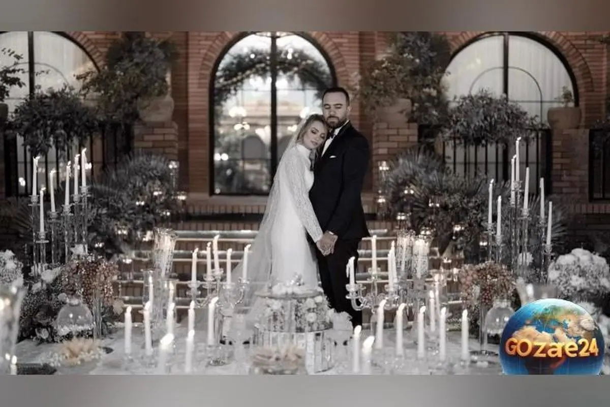 تصاویر لوکس و مجلل از جشن عروسی و عقد نیلوفر پارسا، بازیگر سریال آوای باران، با طراحی شاهانه و ستایشی بی‌نظیر