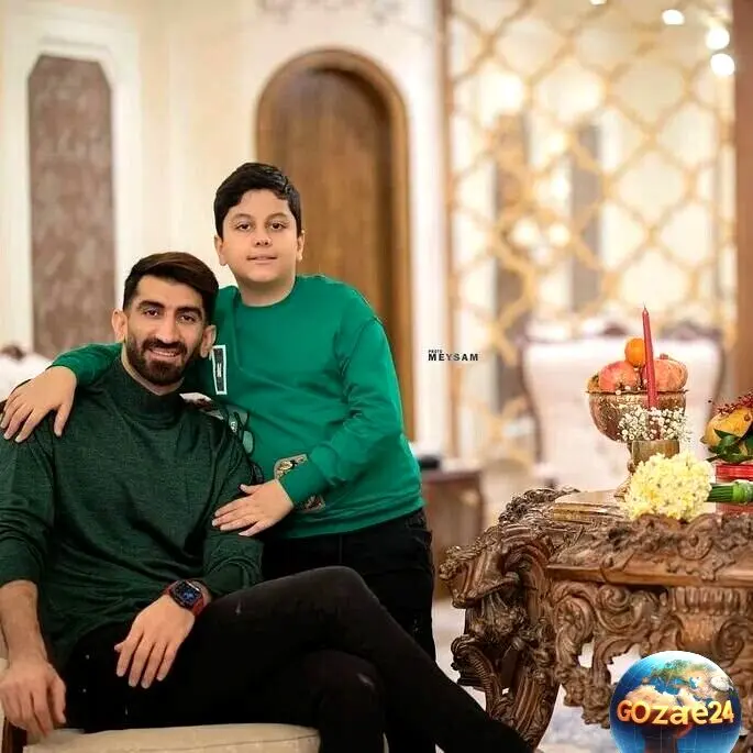کیک تولد سه‌طبقه و مجلل پسر علیرضا بیرانوند با تم فوتبالی؛ خلاقیت اوستا قنّاد تهرونی، تصویری دیدنی