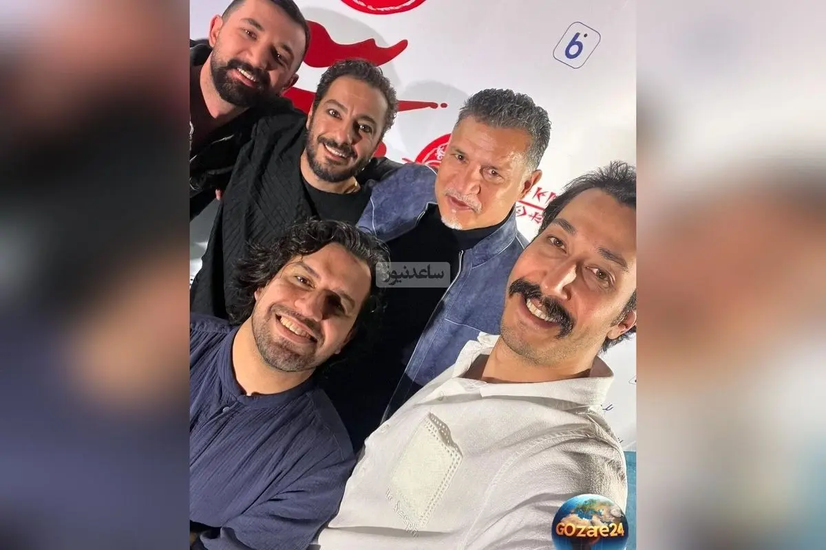 عکس دیدنی بهرام افشاری و علی دایی؛ سلفی دوتایی ستاره سینما و فوتبال خاورمیانه