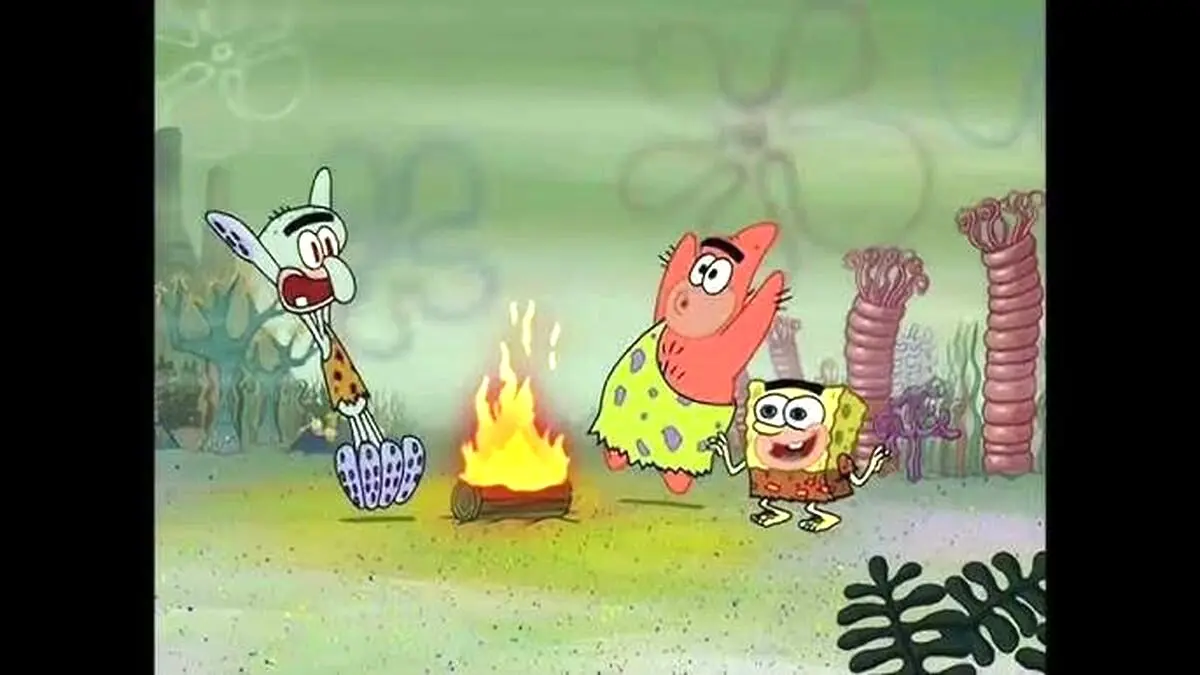 تاریخ عجیب و بامزه بیکینی باتم از انسان‌های اولیه تا انقلاب صنعتی در دنیای باب اسفنجی