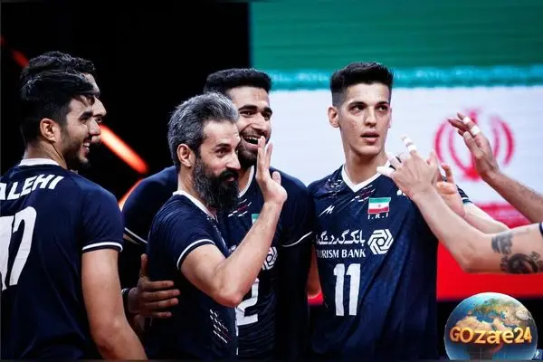 تجدید دیدار ملی‌پوشان والیبال با خانواده صابر کاظمی در زادگاهش پس از حادثه غم‌انگیز + فیلم