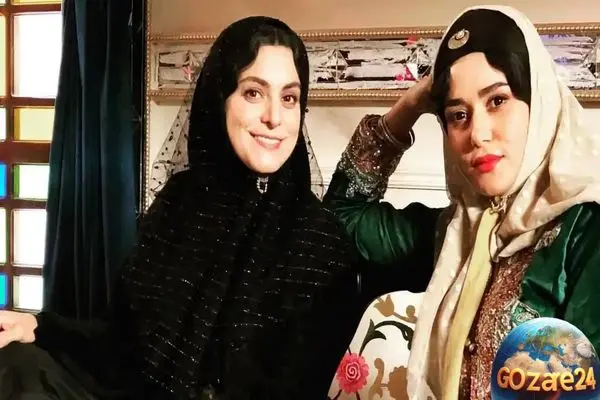 عکس‌های خاص پریناز ایزدیار و غزل شاکری در لباس قجری همراه با نوازندگی غزل شاکری | ستاره‌های ایرانی در لباس سنتی
